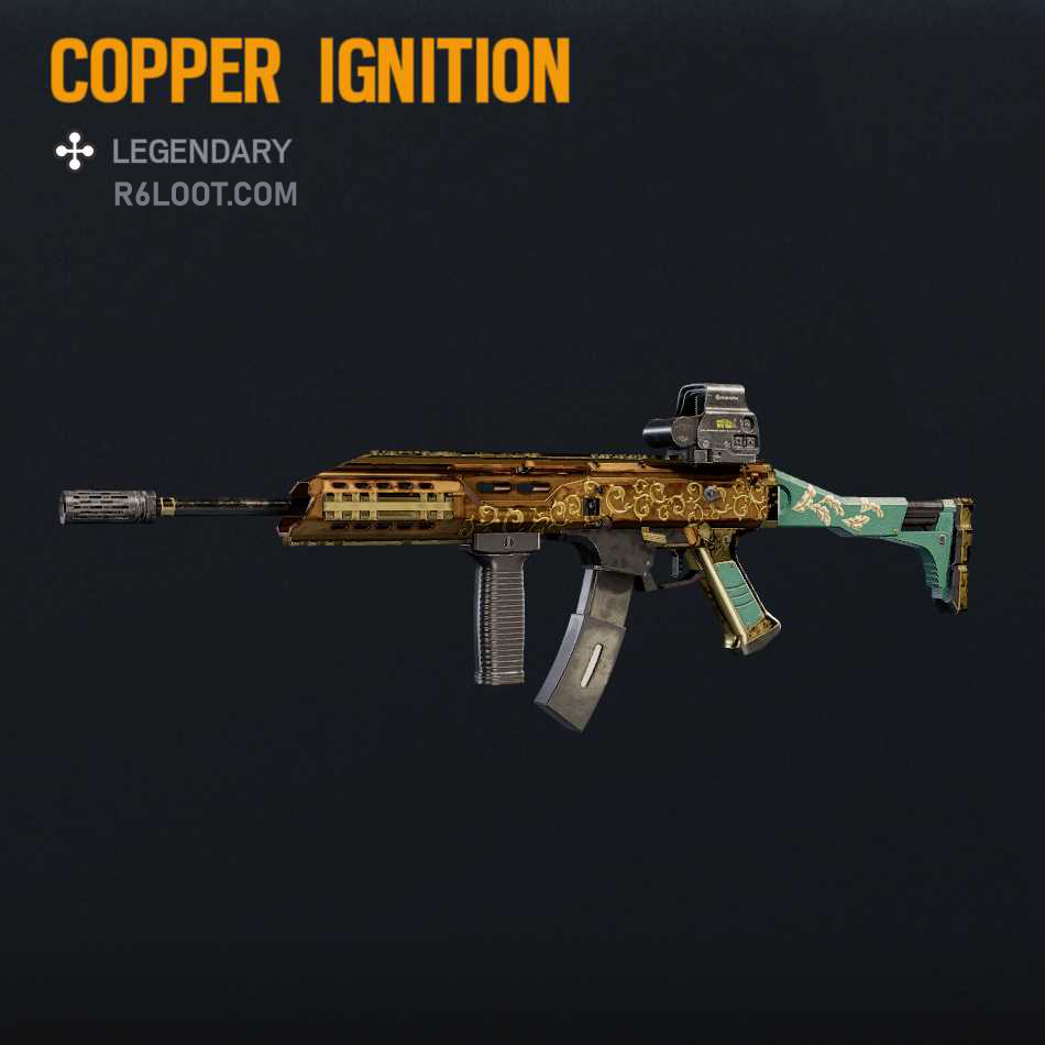 Coper Ignition R6 Skin i got a pretty fast ace, missed head on nokk unfortunately : r/Rainbow6